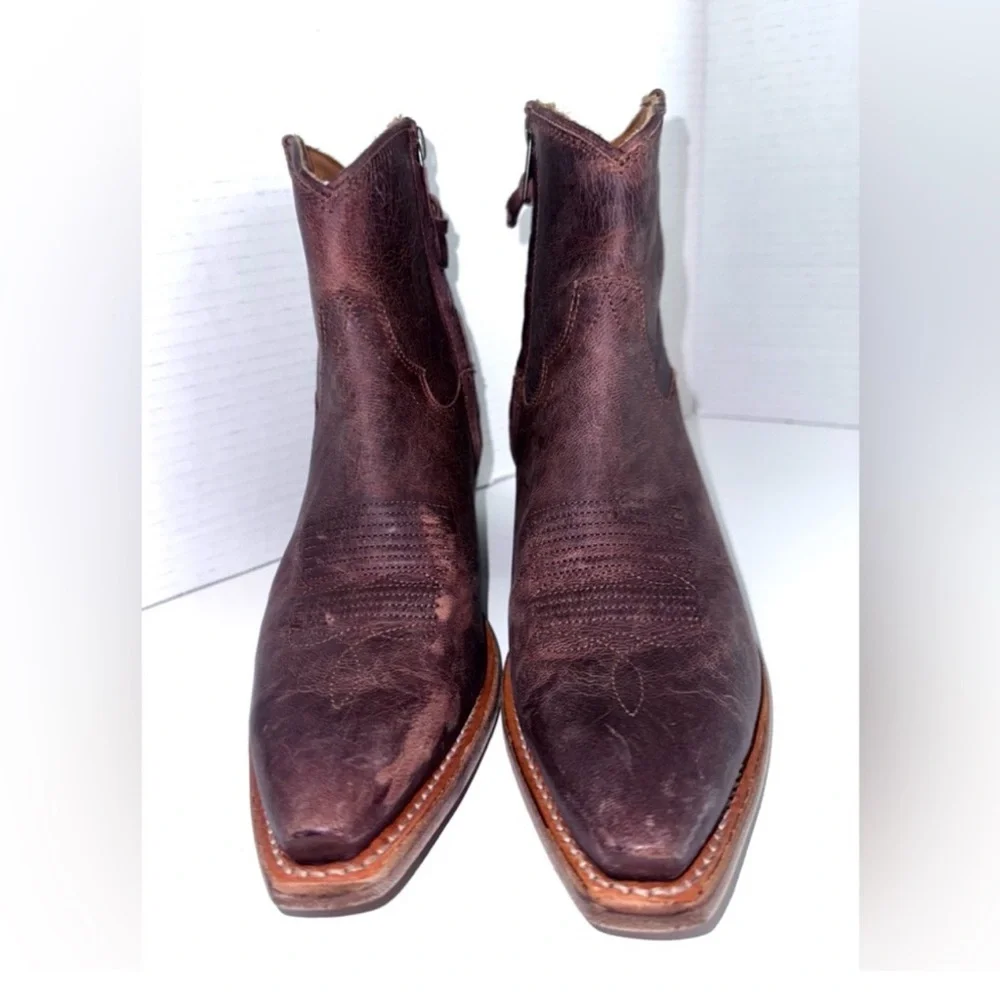Tecovas The Daisy Scotch Western Ankle Boots 6